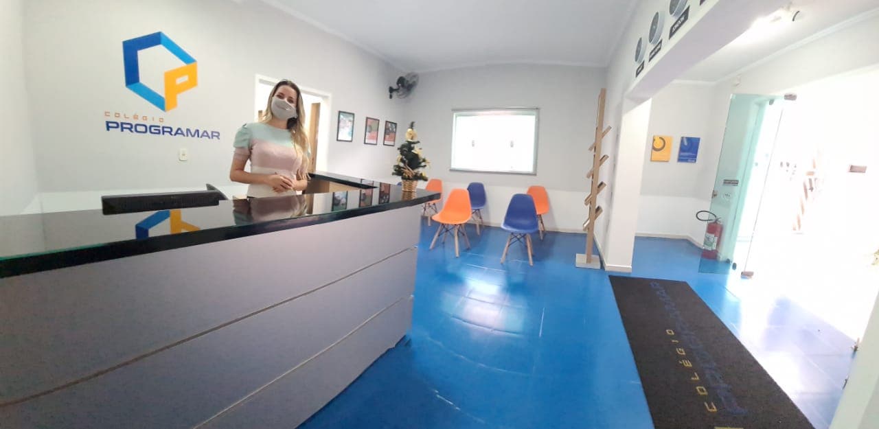 Ambiente do curso de Inglês